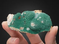 MALACHITE on BARYTE