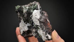 CREDNERITE with PYROLUSITE HYDROCERUSSITE and MALACHITE