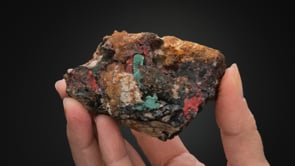 CUPRITE with MALACHITE