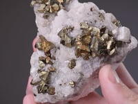 CHALCOPYRITE on QUARTZ