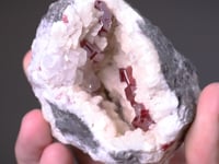 CINNABAR with QUARTZ and DOLOMITE