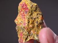 GETCHELLITE, REALGAR  and ORPIMENT (Specimen and Polished Mount)