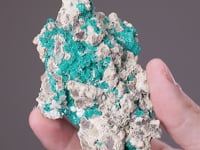 DIOPTASE with CERUSSITE and WULFENITE