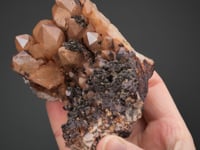SIDERITE   on QUARTZ