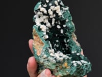 CERUSSITE   on MALACHITE