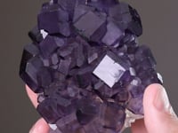 FLUORITE on CALCITE
