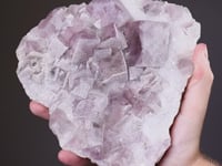 FLUORITE on QUARTZ