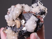 SPHALERITE with CALCITE PYRITE and GALENA
