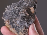 BOULANGERITE on QUARTZ