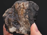 CINNABAR   on SIDERITE