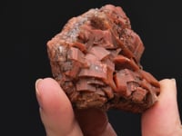 BARYTE with CINNABAR
