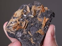 WULFENITE  with SIDERITE