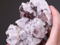 QUARTZ  on FLUORITE