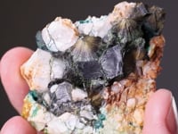 WOOD OLIVENITE on QUARTZ