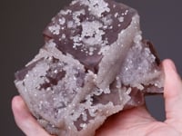 FLUORITE with QUARTZ