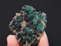 CHALCOCITE with MALACHITE