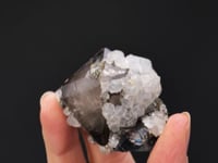 QUARTZ with PYRITE on HEMATITE