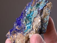 POSNJAKITE with BROCHANTITE with LANGITE