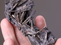 DYSCRASITE on NATIVE ARSENIC