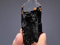 SPESSARTINE on Smoky QUARTZ