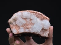FLUORAPOPHYLLITE-(K) with NATROLITE  on HEULANDITE