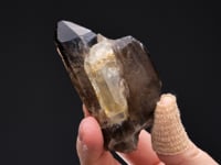 TOPAZ on Smoky QUARTZ