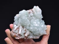 FLUORAPOPHYLLITE-(K)   with STILBITE