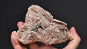 BARYTE   with MALACHITE