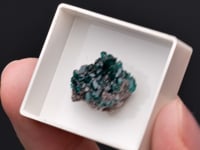 MINRECORDITE with DIOPTASE  and CALCITE