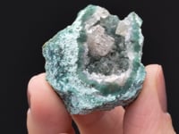 MACQUARTITE   with CERUSSITE on QUARTZ