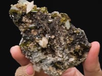 TITANITE with RUTILE   ACTINOLITE and Adularia