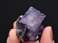 FLUORITE on SPHALERITE