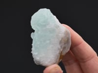 FLUORITE   on QUARTZ