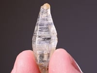 CORUNDUM var. Sapphire   Crystal + Cut Gem
