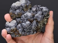 CHALCOPYRITE on  TETRAHEDRITE  with GALENA on QUARTZ