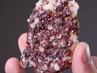 CINNABAR   on QUARTZ