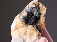 STERNBERGITE   with CALCITE