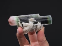 ELBAITE   with Cleavelandite
