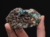 AURICHALCITE with HEMIMORPHITE  and BARYTE