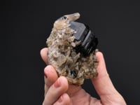 SCHORL   with QUARTZ