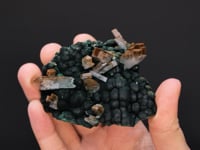 BARYTE   with MALACHITE