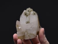 FLUORAPATITE   on QUARTZ