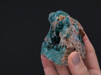 DIOPTASE   on DOLOMITE