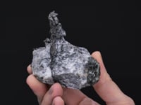 Native SILVER   in CALCITE