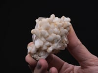 STILBITE-(Ca) on CALCITE