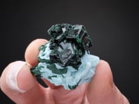 Primary MALACHITE on CHRYSOCOLLA  on MALACHITE