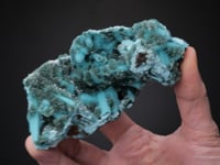 CHRYSOCOLLA ps. after MALACHITE  ps. after AZURITE with QUARTZ