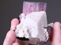 ELBAITE with  QUARTZ Tourmaline