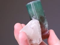 ELBAITE on QUARTZ   Tourmaline