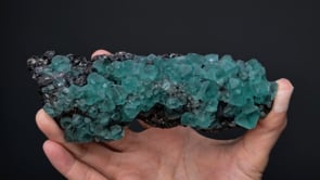 FLUORITE with ARSENOPYRITE  with PYRITE and SPHALERITE